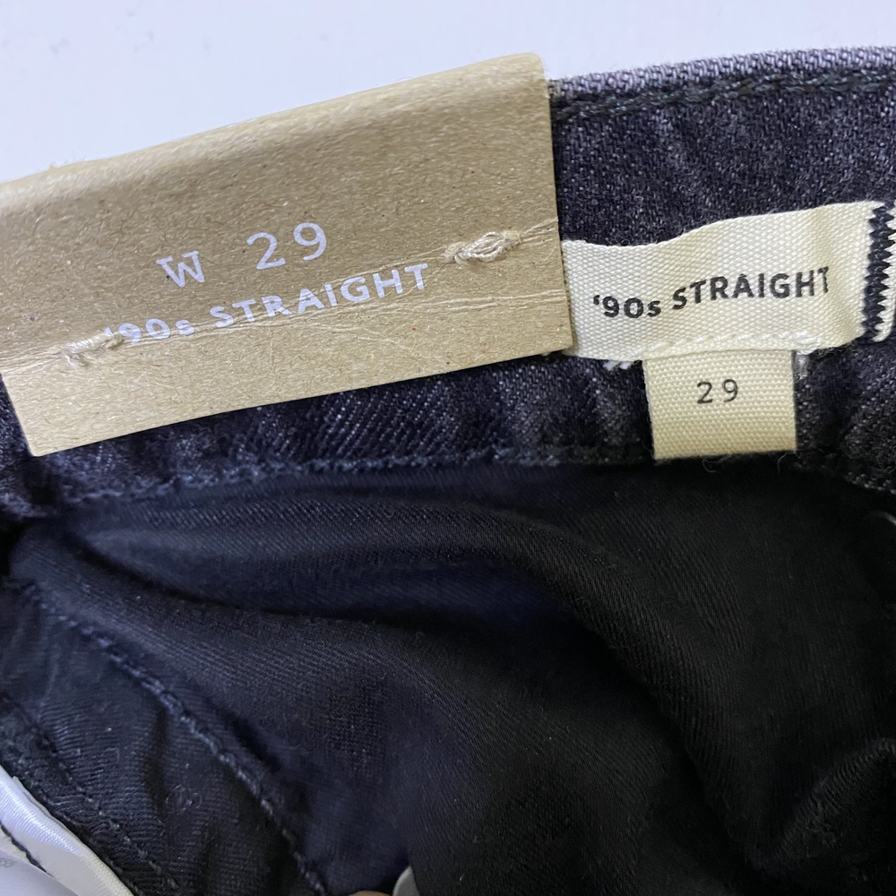 Madewell Women's Charcoal Straight Leg Jeans - Picture 12 of 16